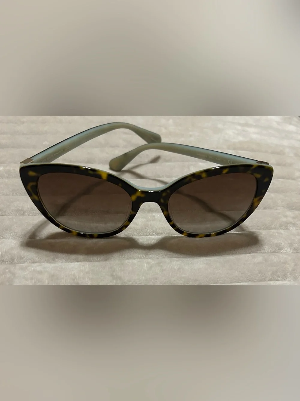 kate spade Tortoiseshell Cat Eye Sunglasses with Brown Lenses